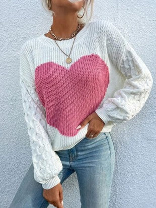 Love In The Air Heart Sweater