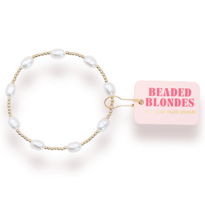 Dainty Ellie Pearl Bracelet
