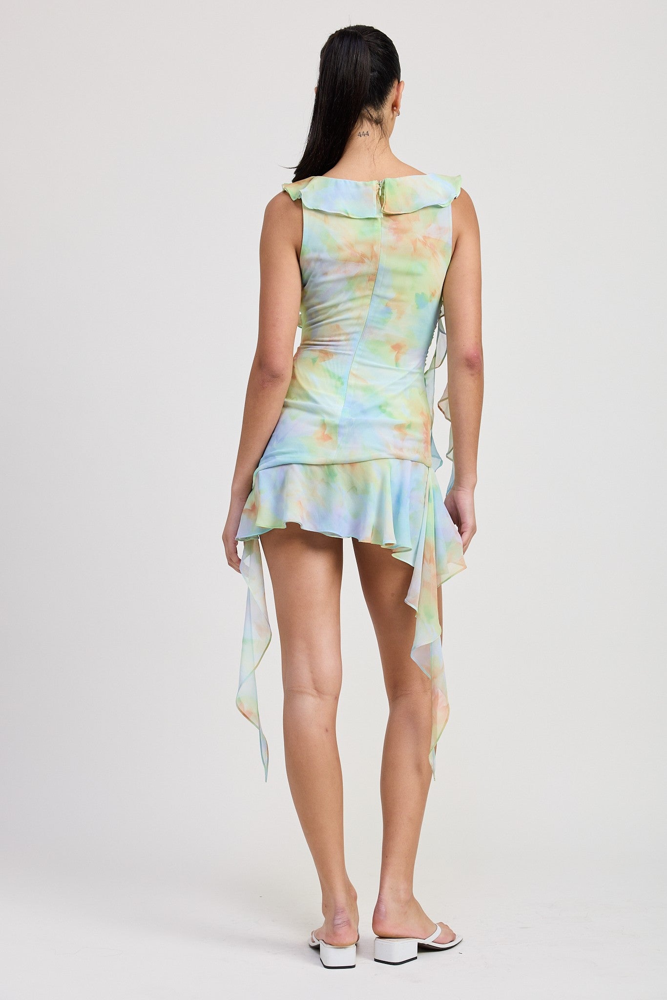 Bethany Dress Sage Multi / S Bethany Dress Sage Multi / S