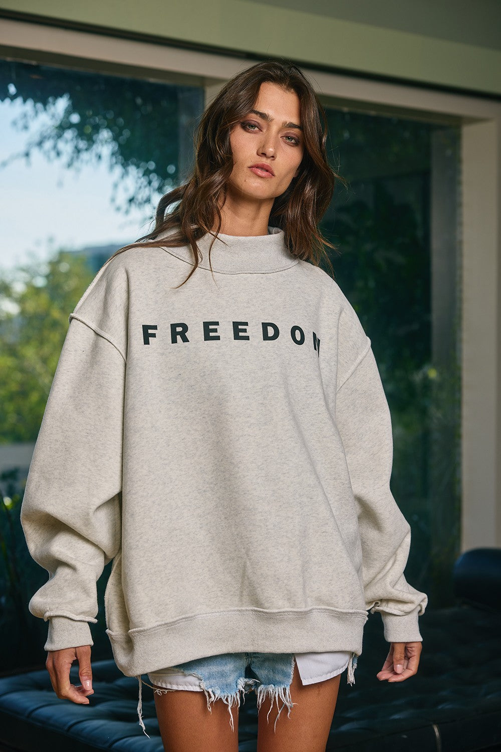 Freedom Reversible Mock Neck