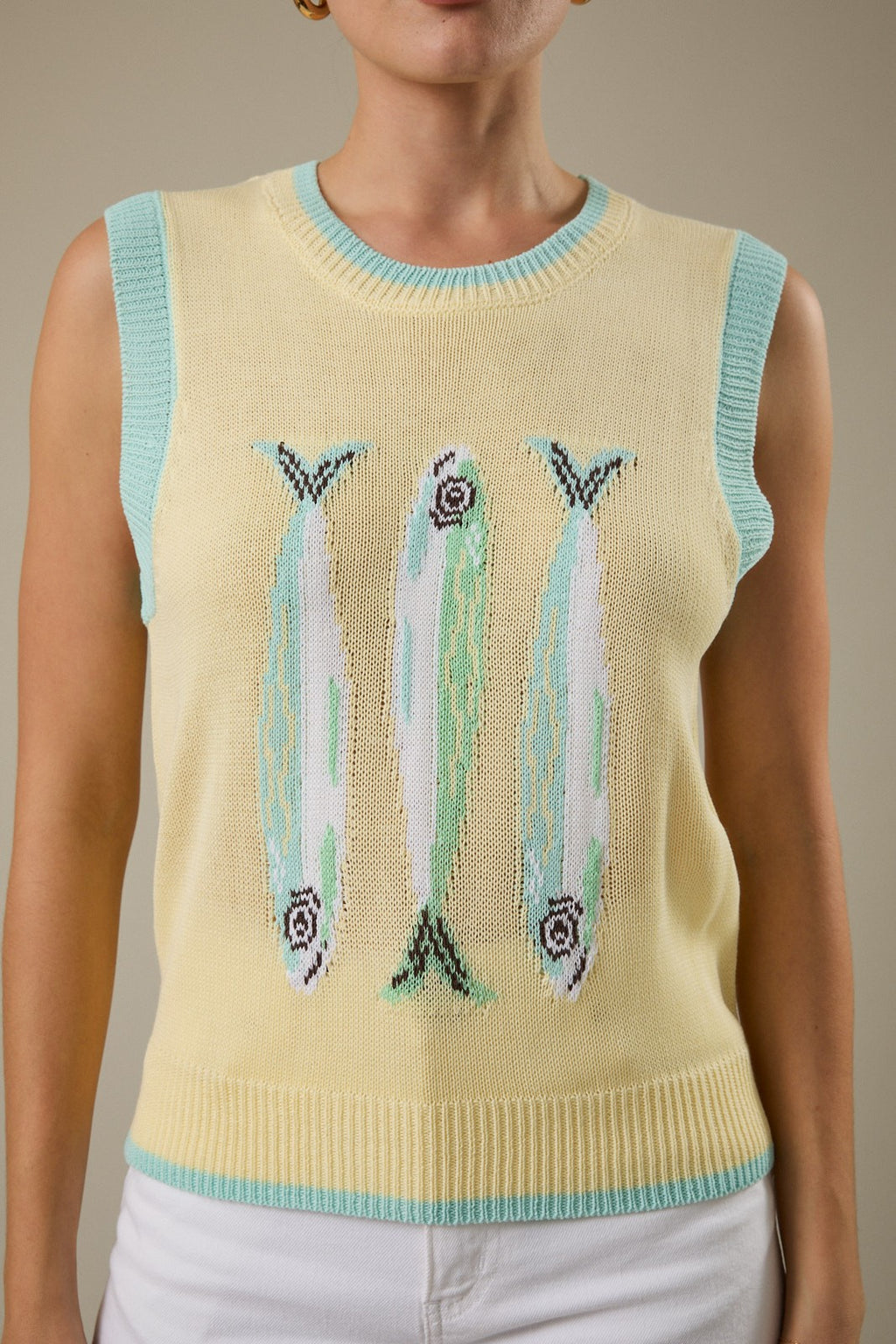 Kelsey Fish Sweater Vest