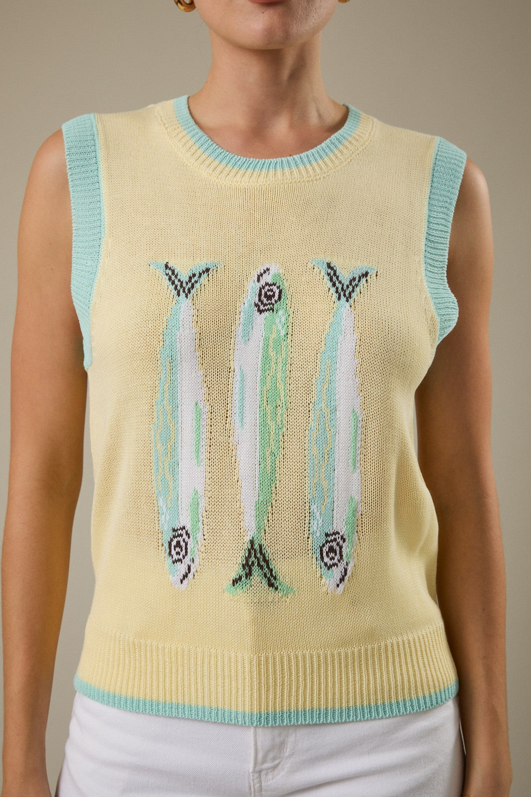 Kelsey Fish Sweater Vest