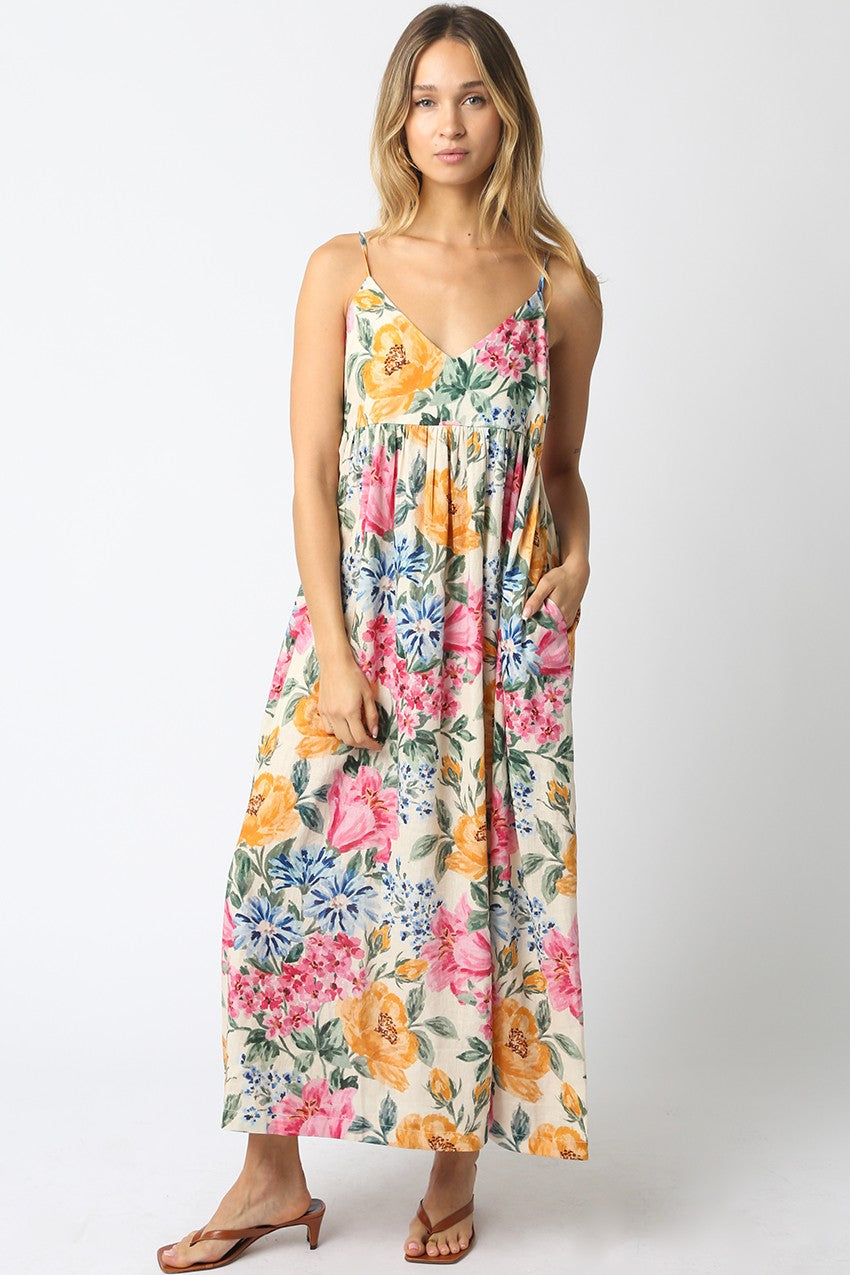 Lily Floral Maxi Dress