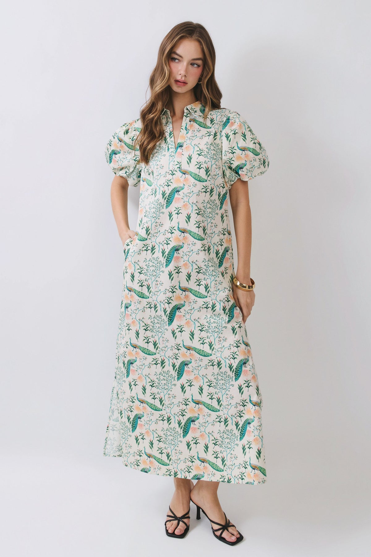 Josie Midi Dress Cream / S