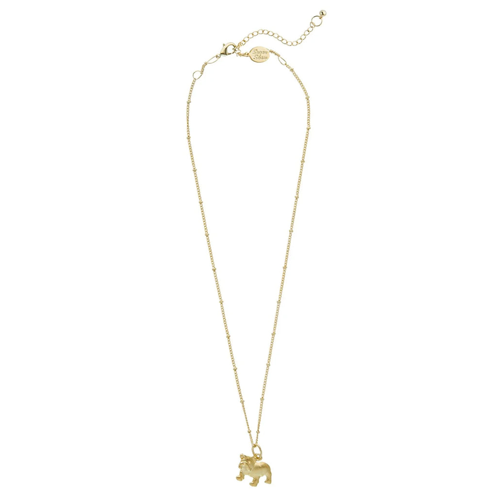 Dainty Bulldog Necklace