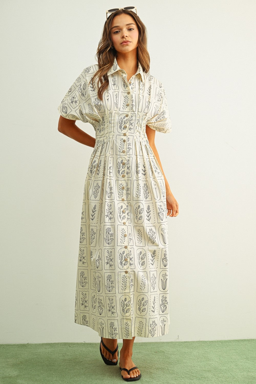 Natalie Printed Dress