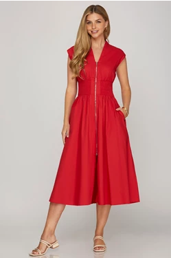 Lauren Zip Dress