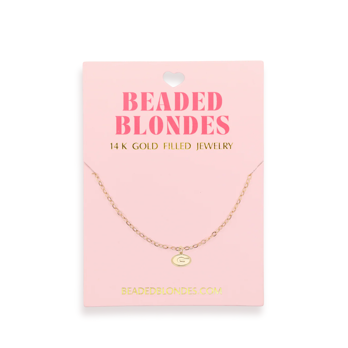 Georgia Logo Charm Necklace