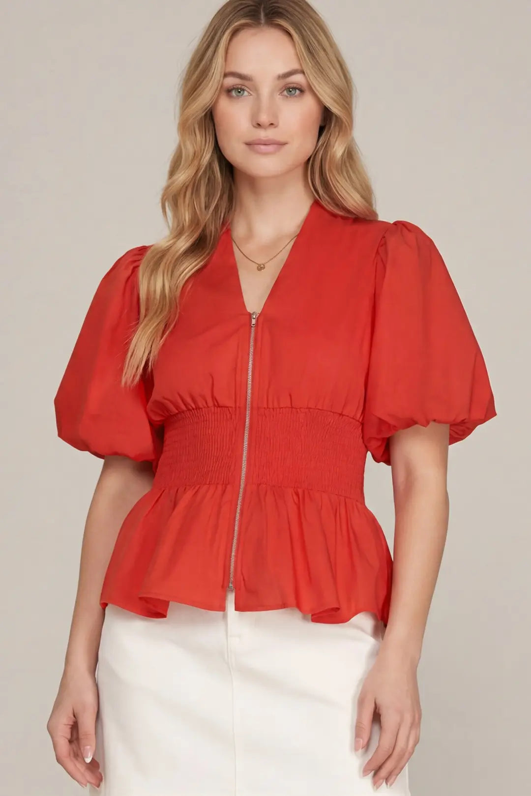 Blakely Zip Up Top