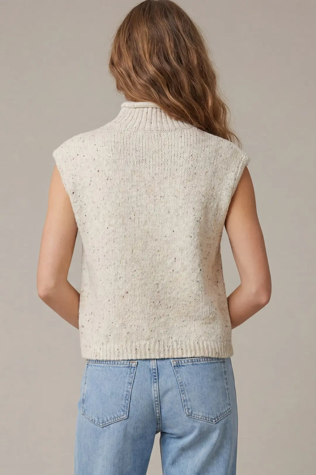 Jen Mock Neck Sweater Top
