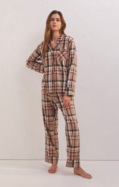 Dreamer Plaid PJ Set