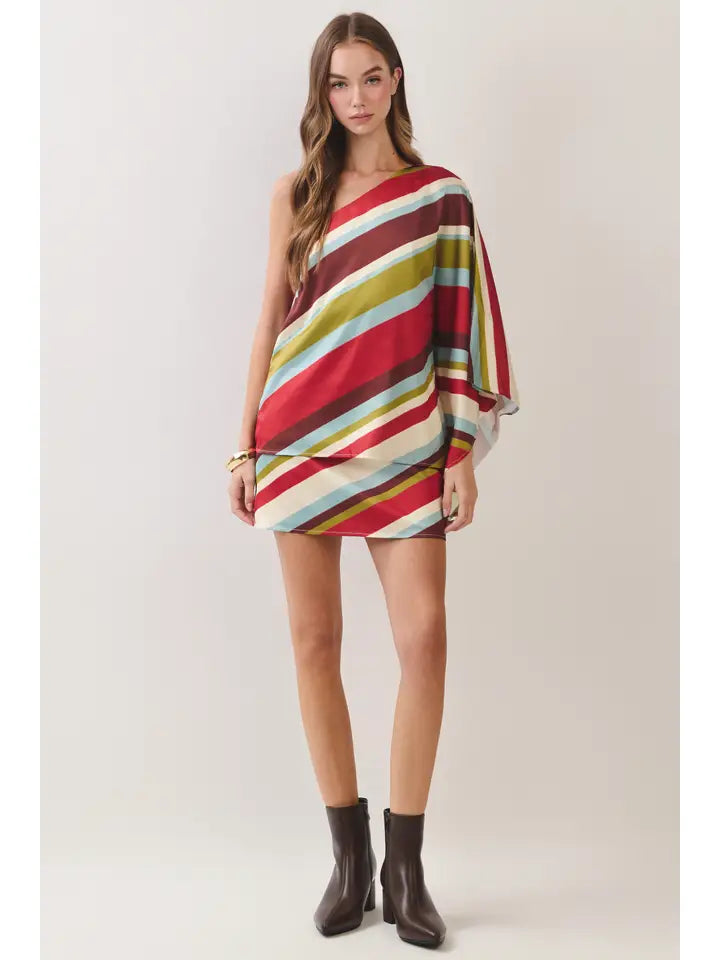 Hazel Stripe Mini Skirt