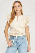 Sally Peplum Top