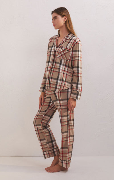 Dreamer Plaid PJ Set