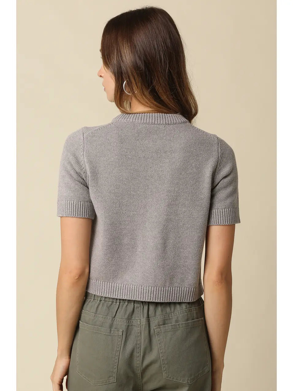 Leia SS Knit Top