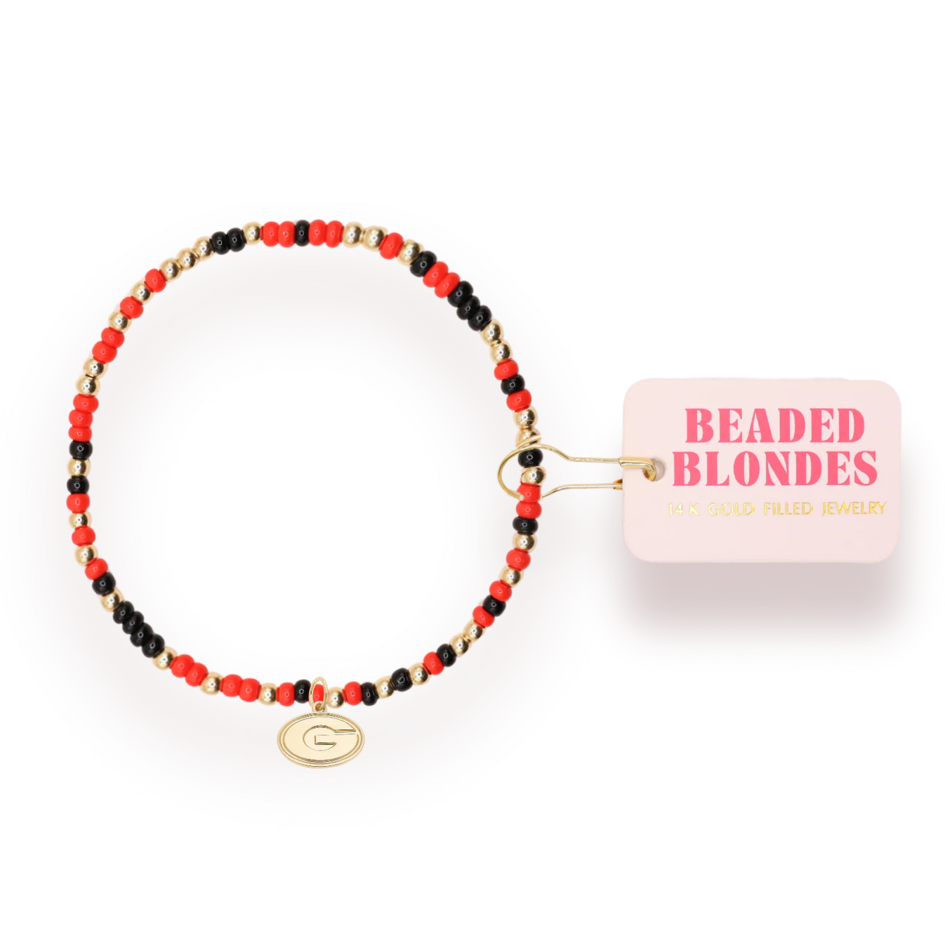 Georgia Logo Charm Bracelet