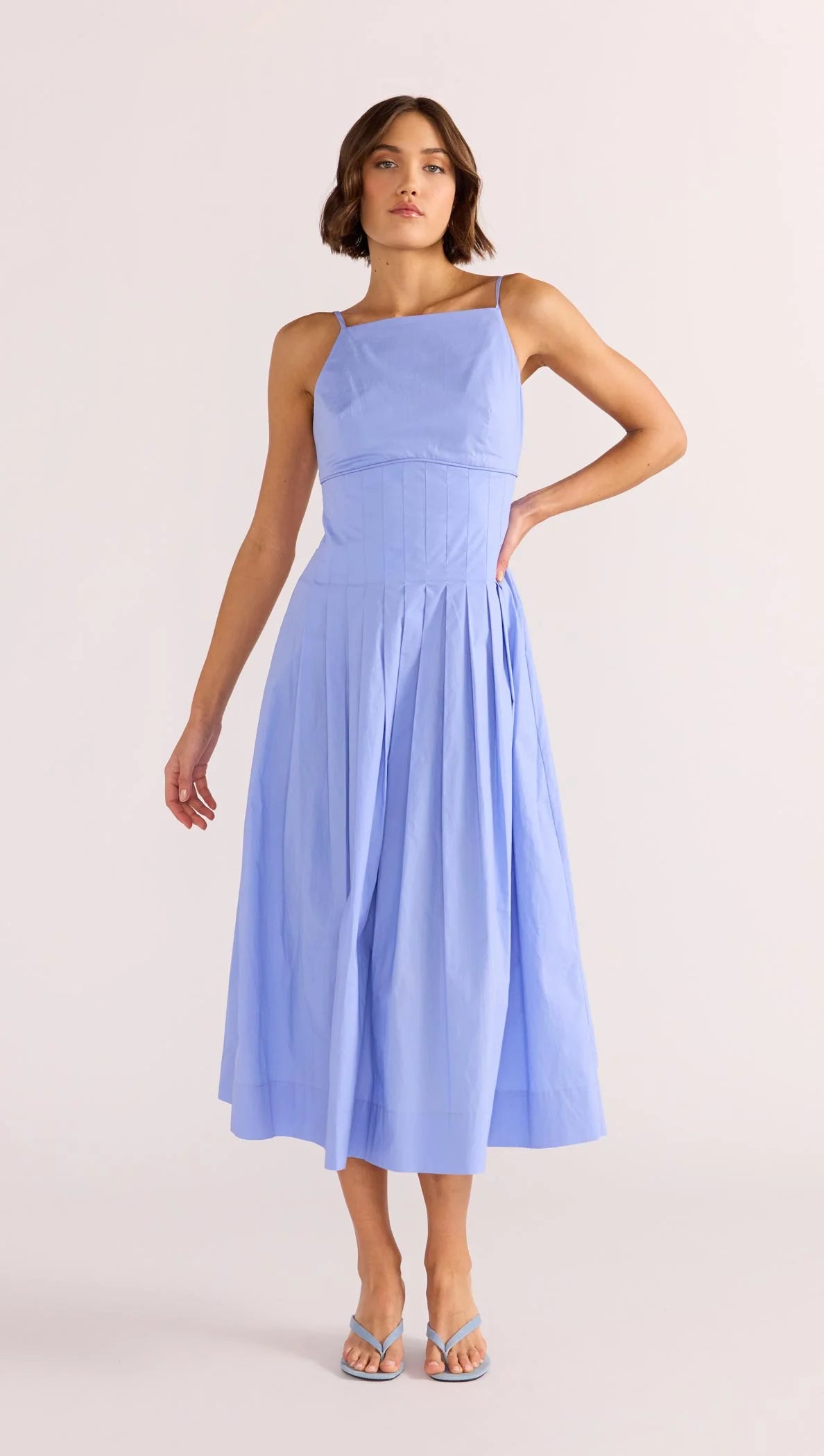 Avalon Square Neck Midi Dress