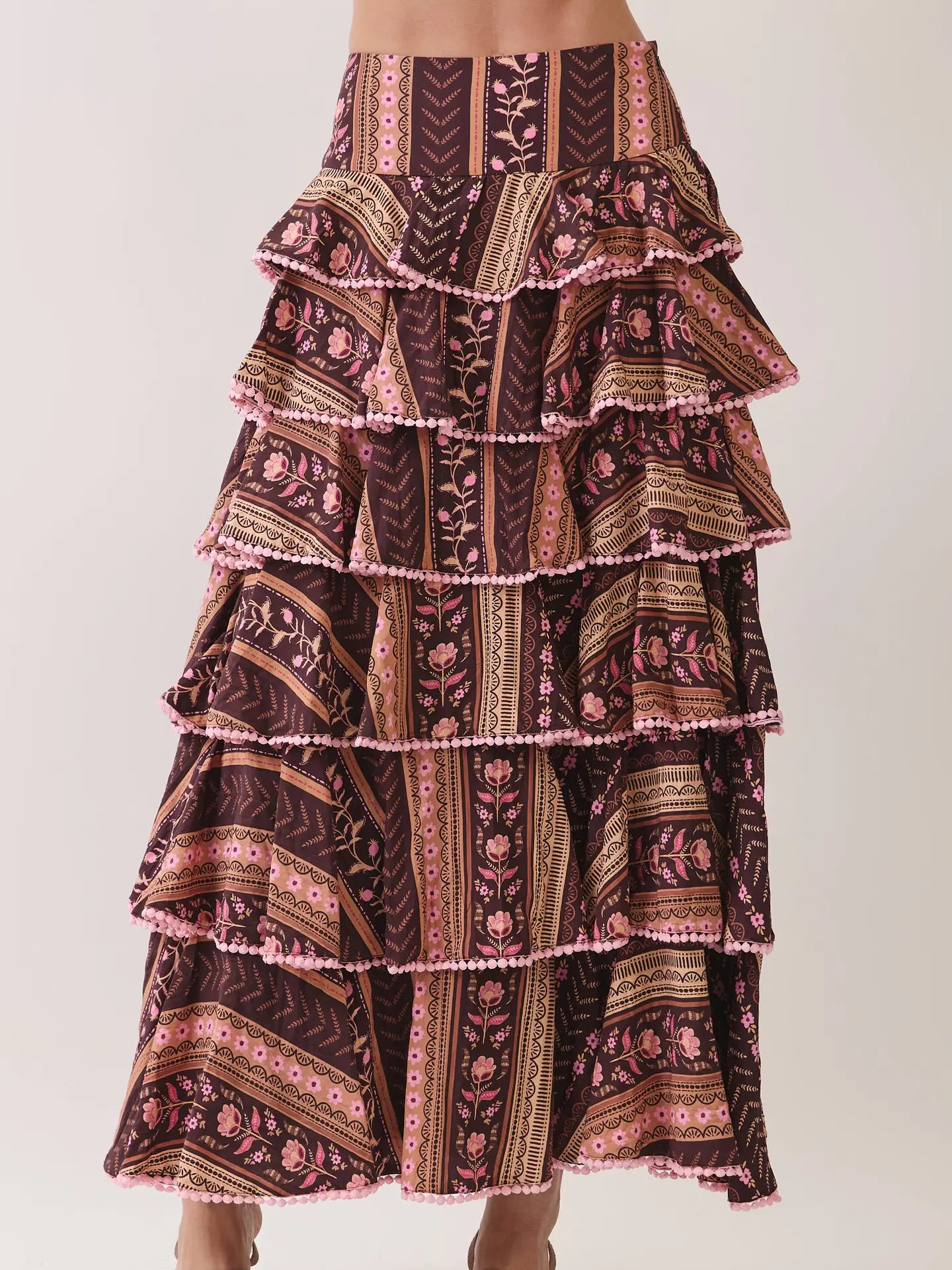 Piper Tiered Maxi Skirt
