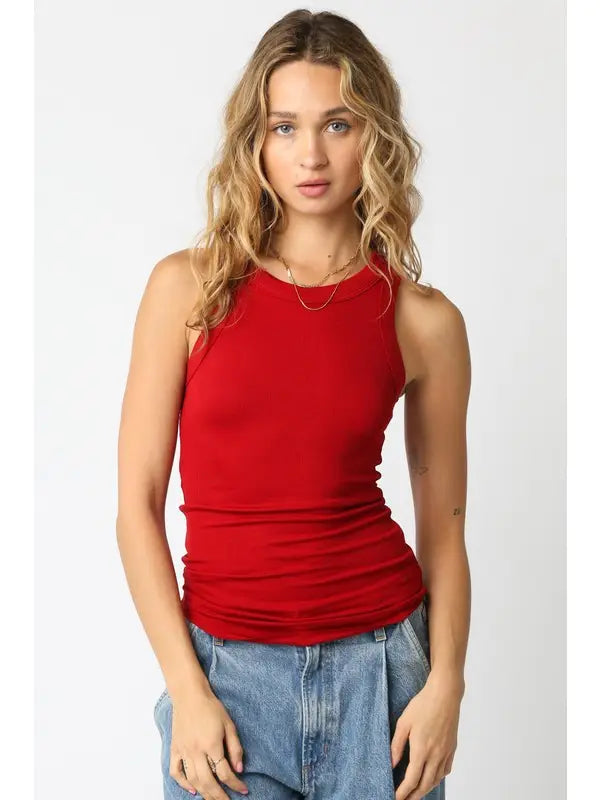 Ellie Ribbed Tank Top