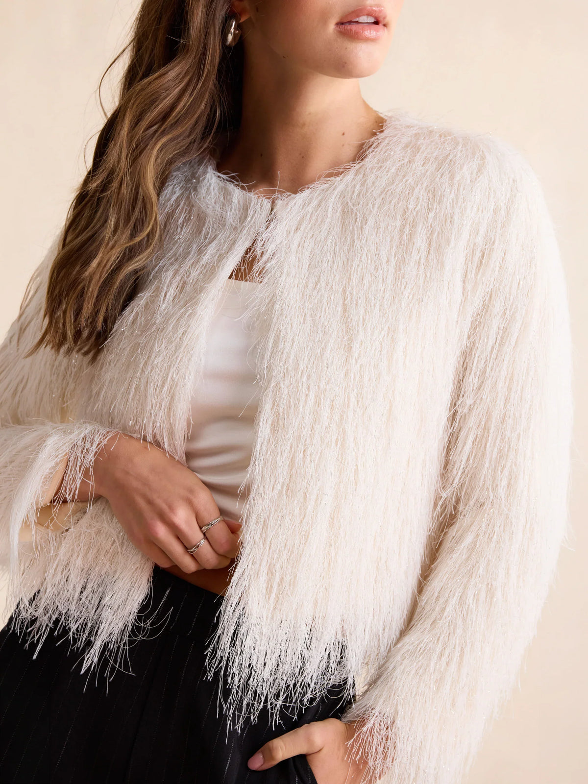 Angel Wings Fringe Jacket