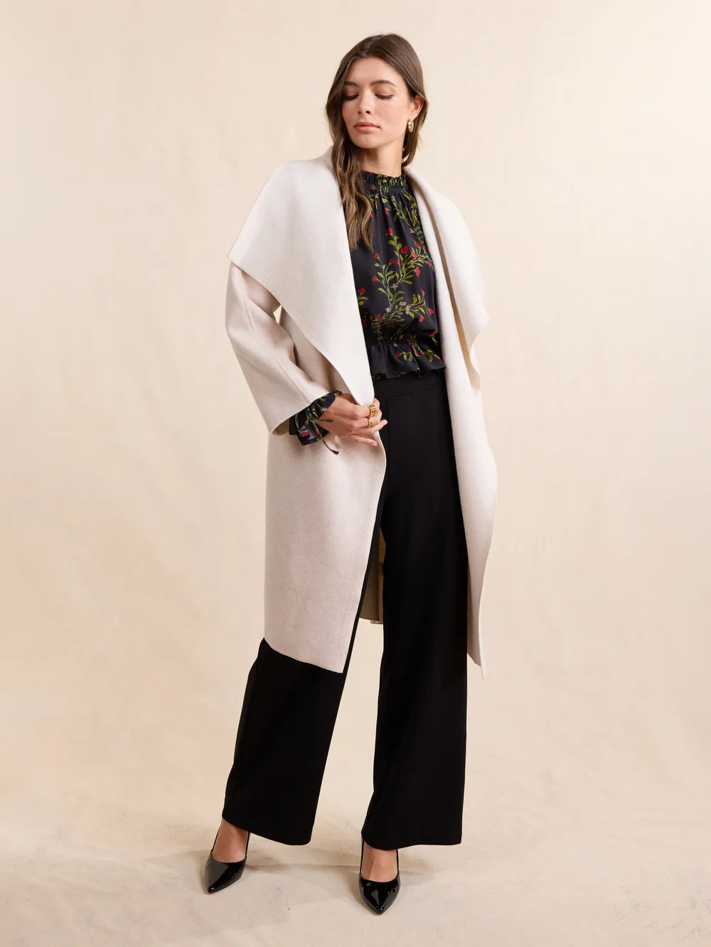 Adley Belted Wrap Coat