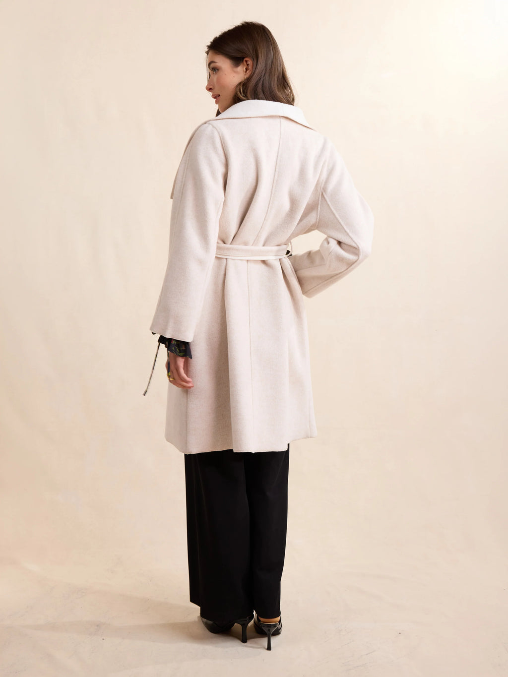 Adley Belted Wrap Coat