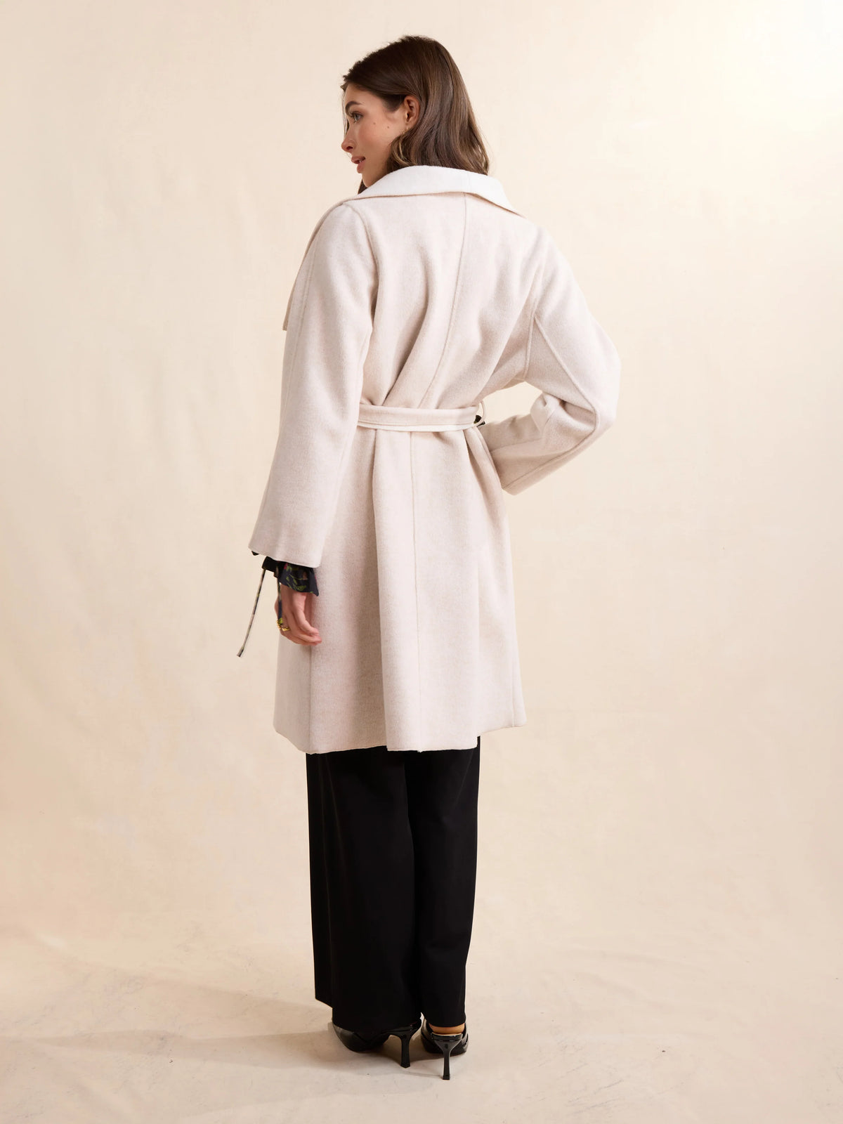 Adley Belted Wrap Coat
