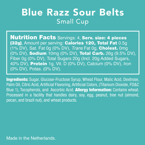 Blue Razz Sour Belts