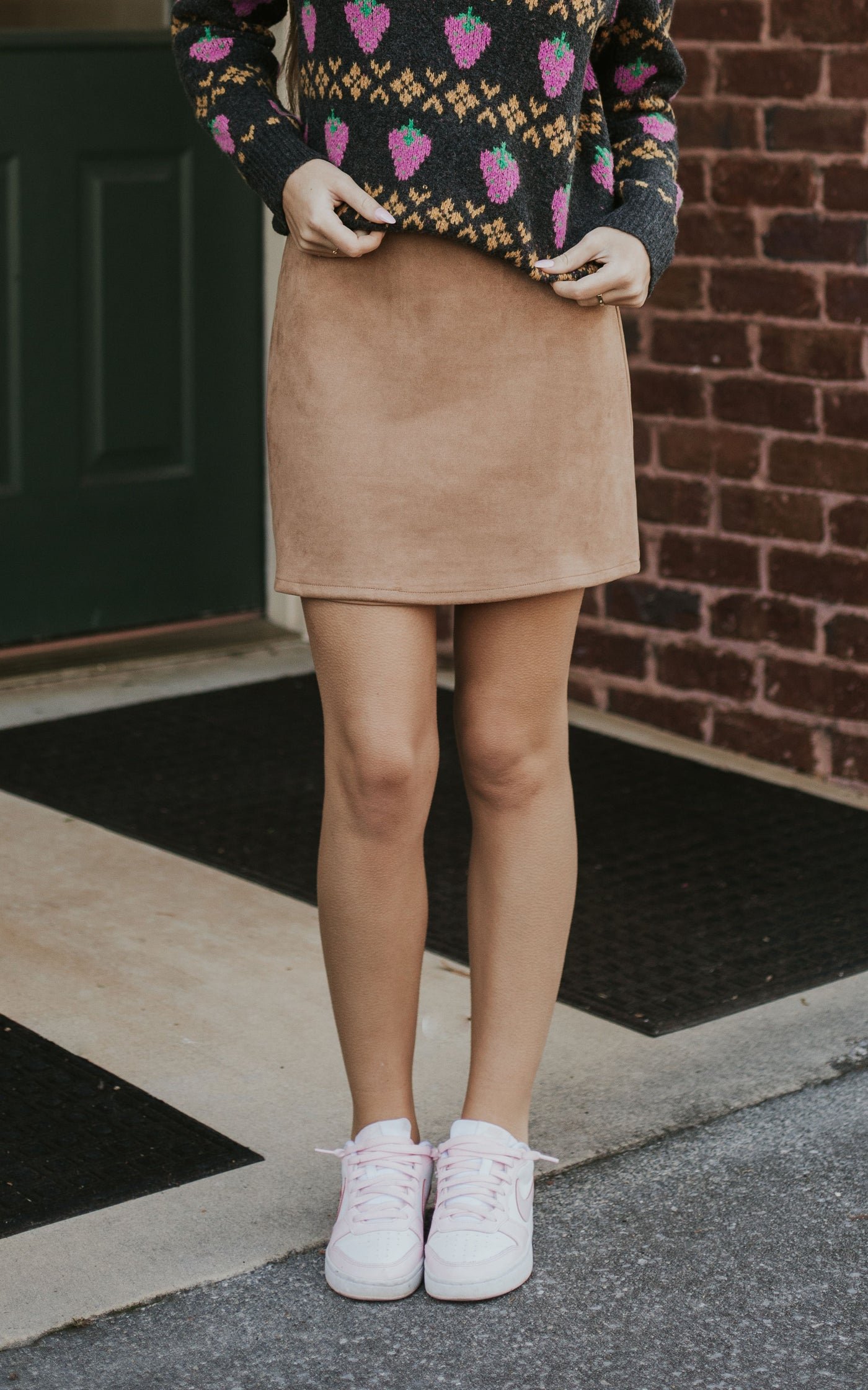 Riley Faux Suede Skirt