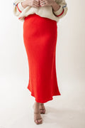 Selma Textured Bias Skirt