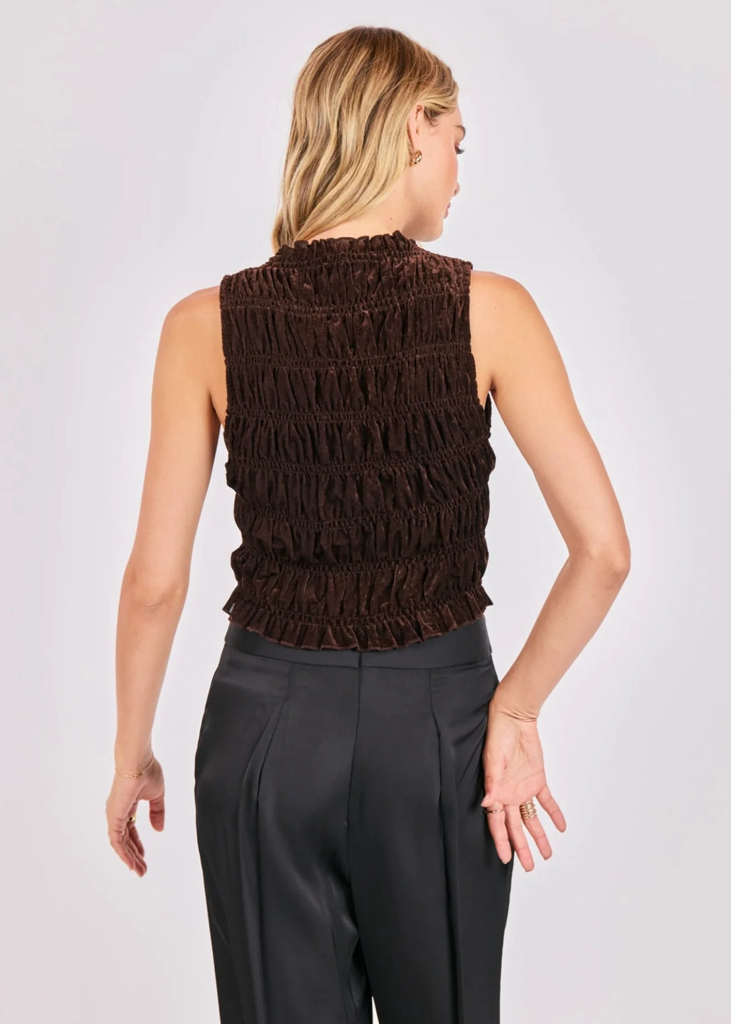 The Drama Mock Neck Top