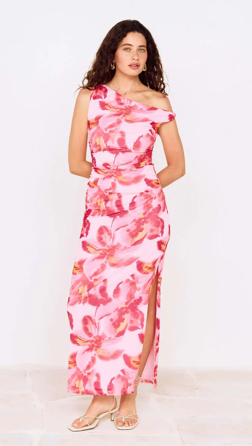 Bianca Mesh Midi Dress