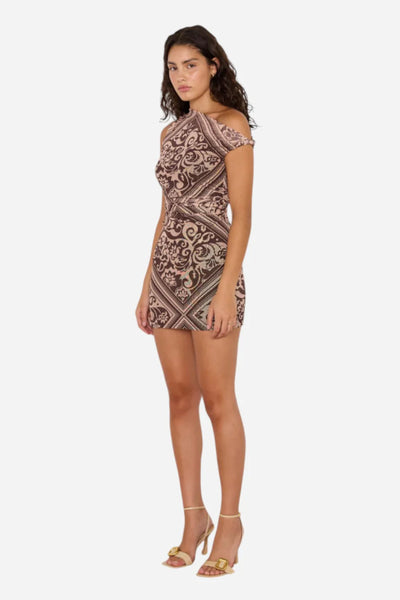 Lumi Mesh Mini Dress