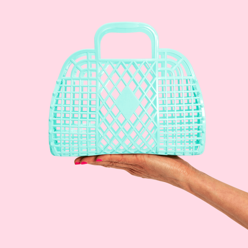 Sun Jellies-Small Retro Basket