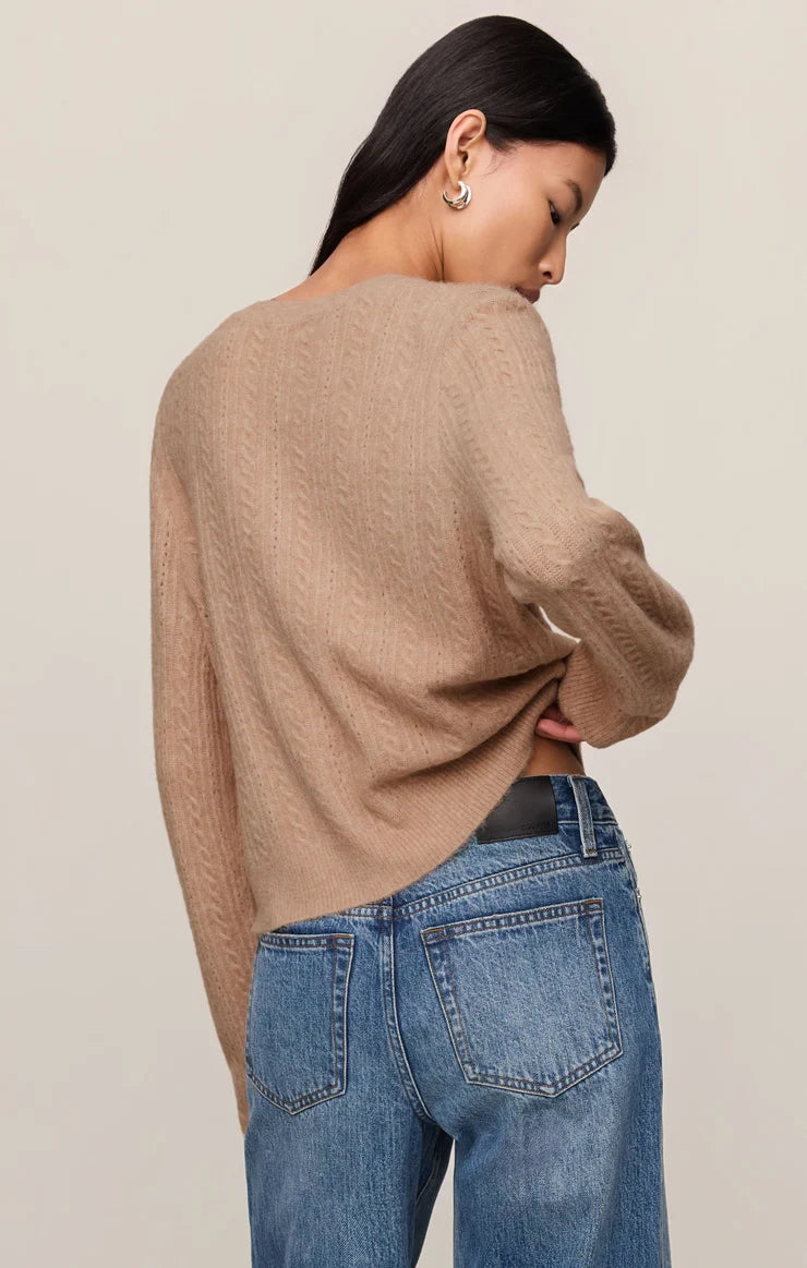 Medina Pointelle Cardigan