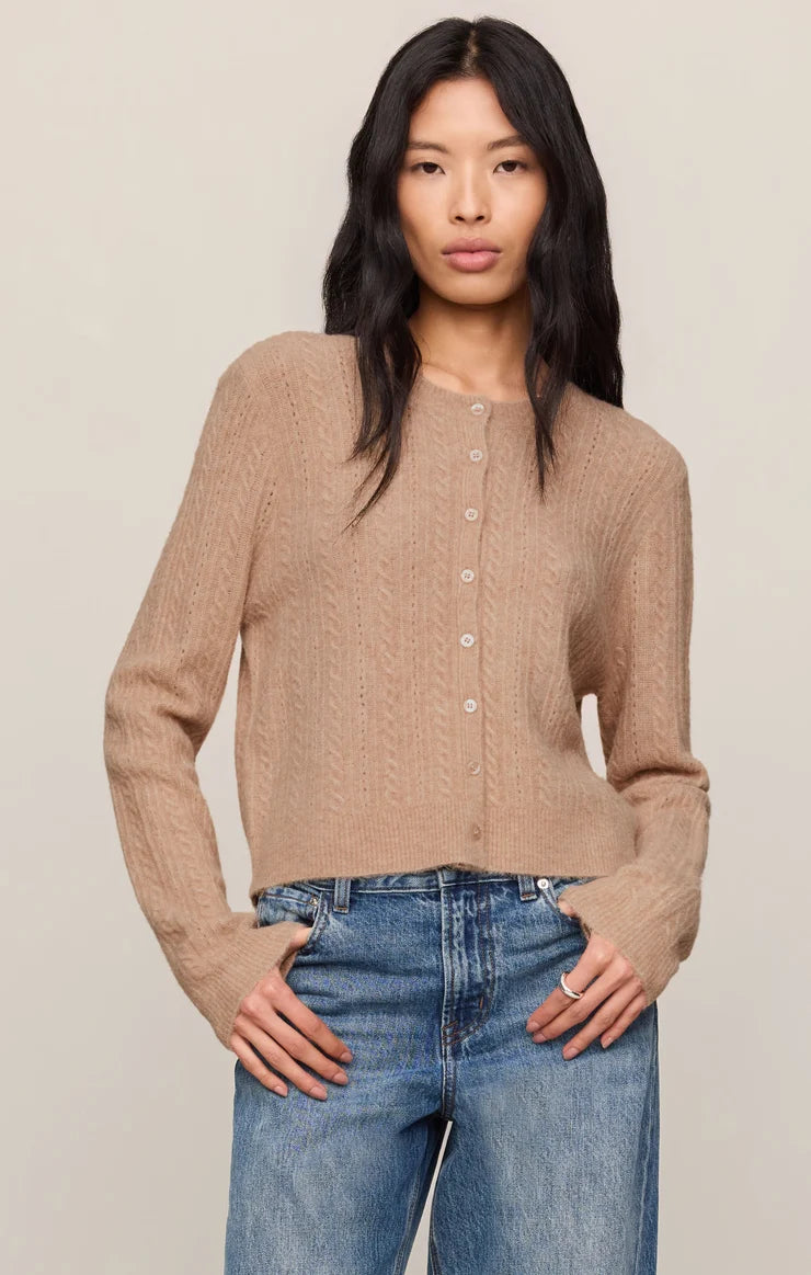 Medina Pointelle Cardigan