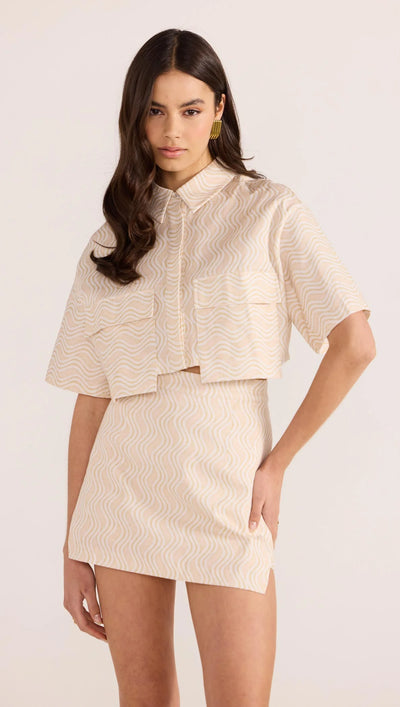 Bonnie Pocket Crop Shirt