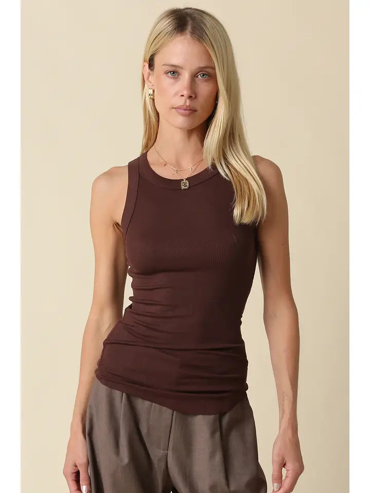 Ellie Ribbed Tank Top