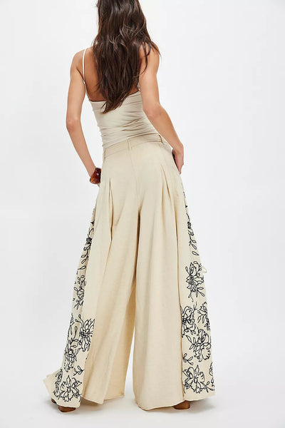 What You Know Embroidered Pants