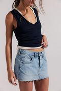Lainey Low-Rise Mini Skirt
