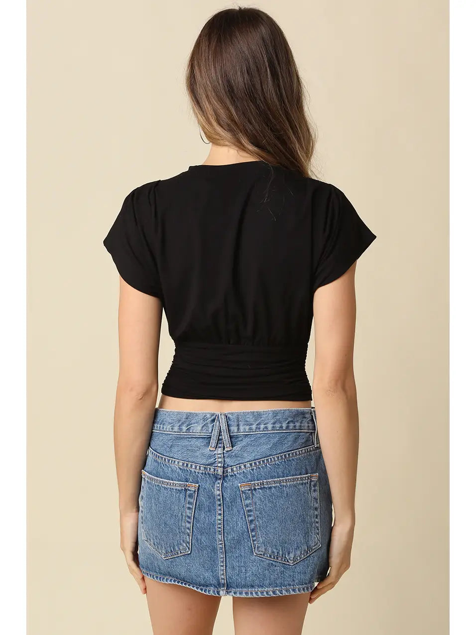 Sophia Ribbed Tee