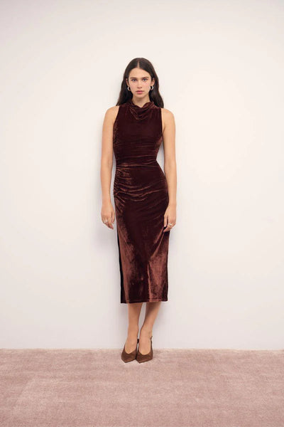 Sonja Velvet Midi Dress