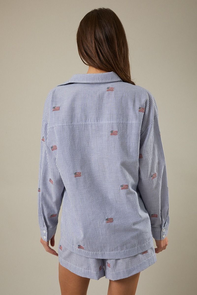 Patriotic Button Down