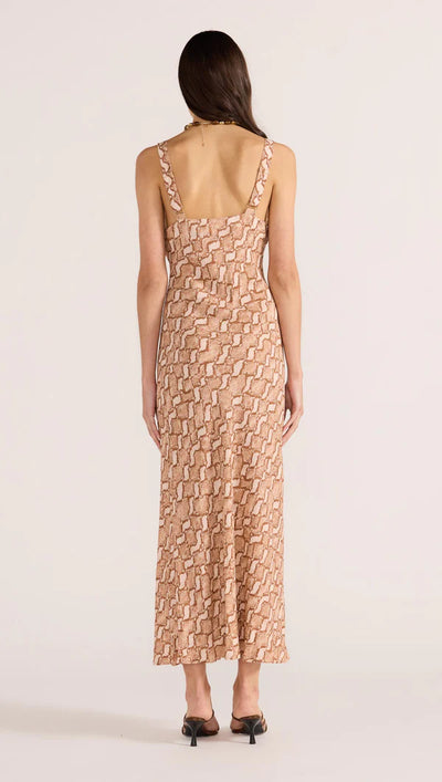 Koa Bias Midi Dress