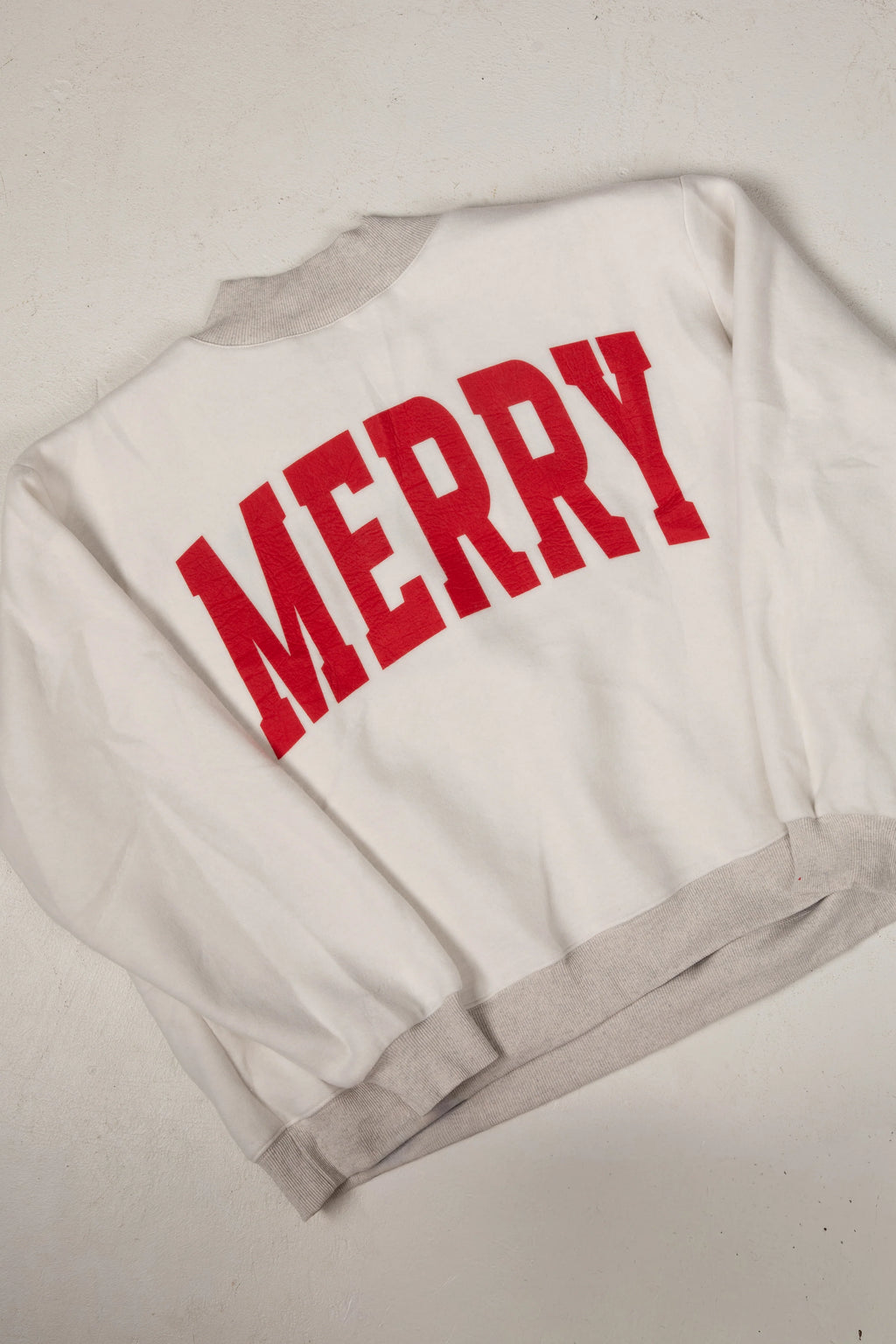 Merry Christmas Reversible Mock Neck