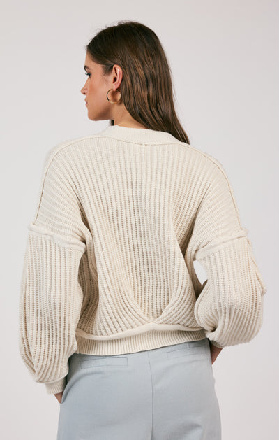 Energy Giver Bubble Sleeve Cardigan