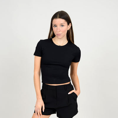 Roxi SS Crewneck Top