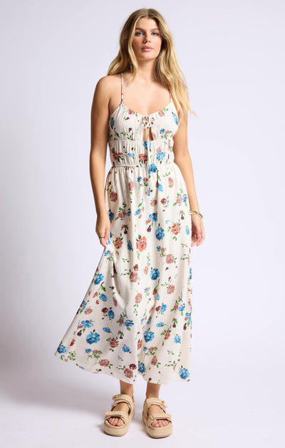 Pressed Flowers Maxi Dress