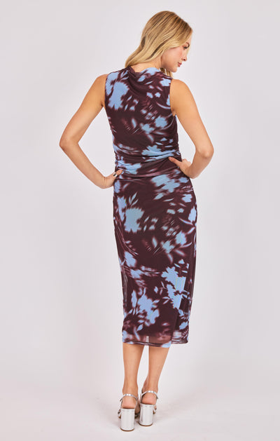 Urban Siren Ruched Midi Dress