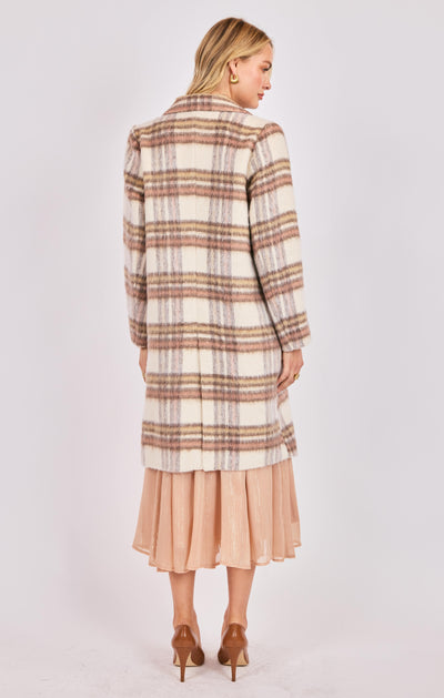 Scout Plaid Long Coat